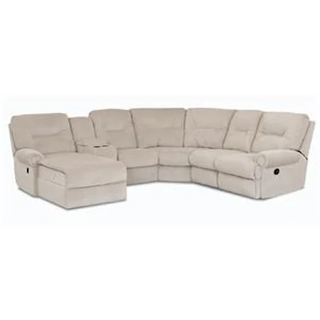 Traditional Reclining Sectional Sofa